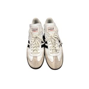 adidas Samba Retro Low-Top Sneakers in White, Black, and Beige